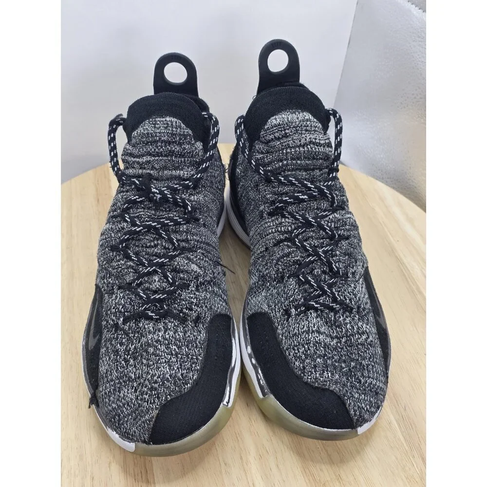 Nike KD11 XI Flyknit GS Oreo Black White Women's Sz 8/Youth Sz 6.5 Y - Picture 3 of 8